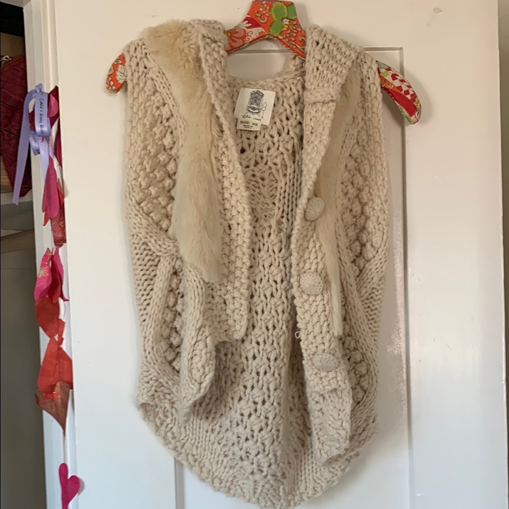 Anthropologie soft knit vest